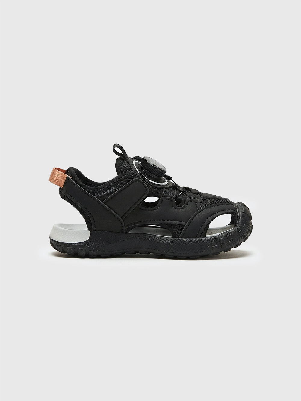 KiddoForce Spinner Sports Shoes Black - RZ1069